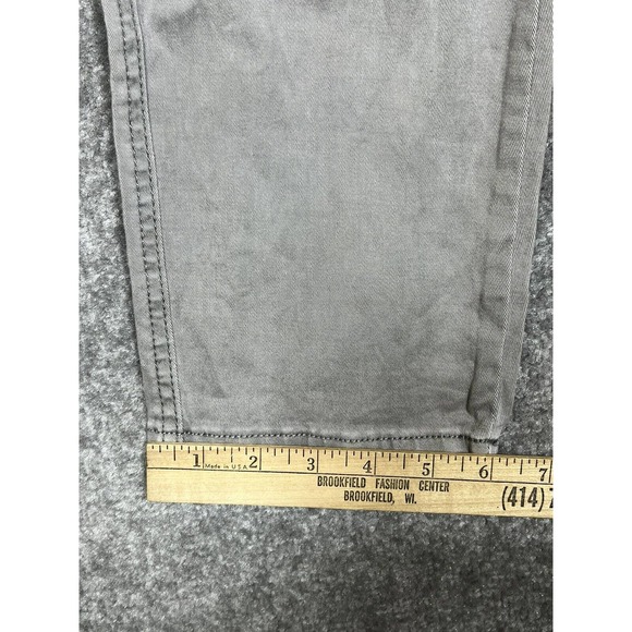 Anthropologie Hei Hei Jeans Womens Size 30 Stretch Gray Straight Leg Mid Rise - Picture 11 of 11